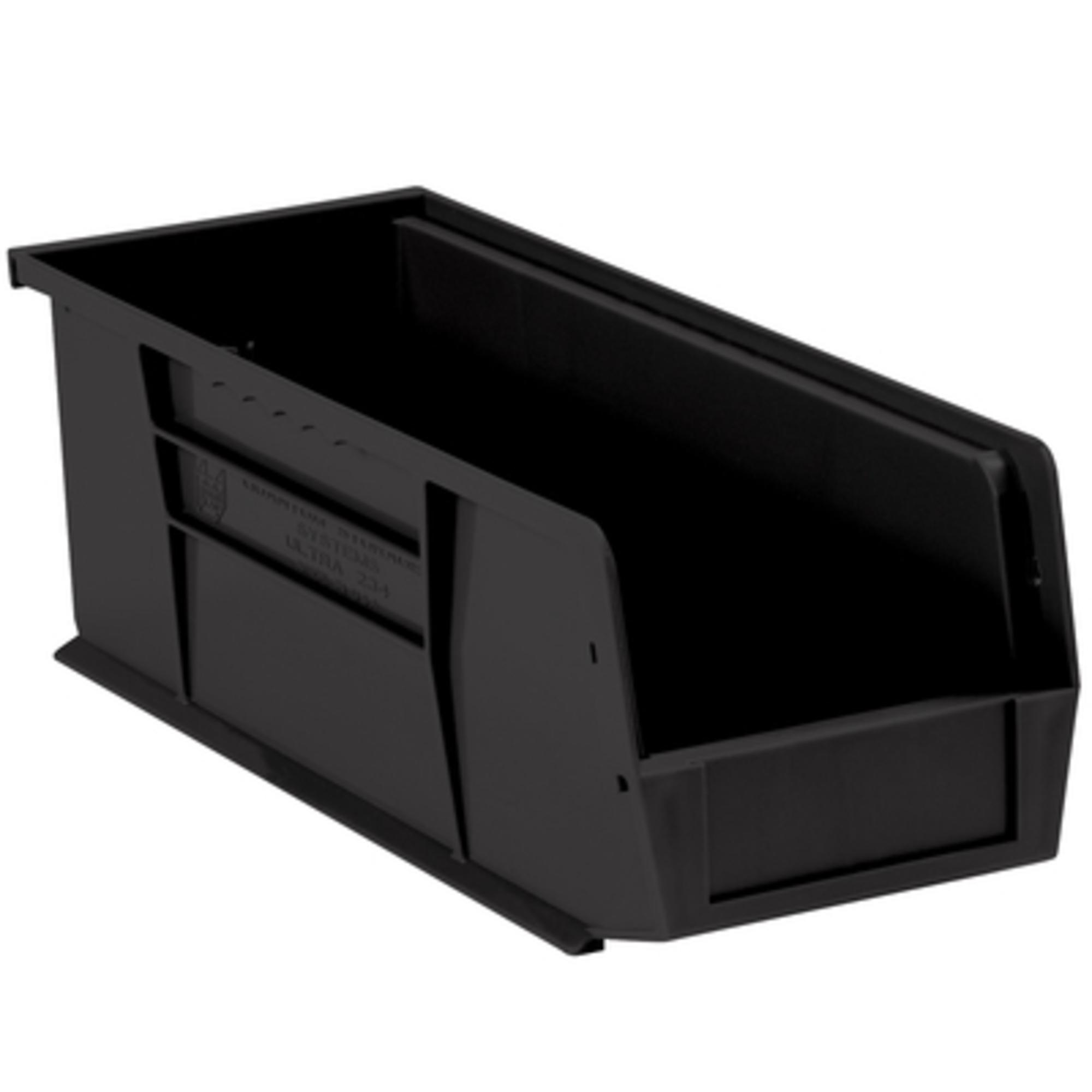 14 3/4 x 5 1/2 x 5in. Black Plas Stack HBB 12/CS, Height 5 in, Width 5.5 in, Bins Included (qty.) 12 Model# BINP1555K